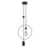 Lampa wisząca Italux PND-428892-BK Czarny