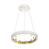 Milagro Lampa Wisząca CASSIOPEIA 9xE14 MZ5035 Biel / Złoto