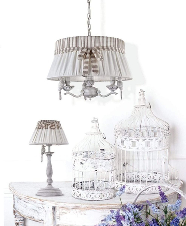 Lampa stołowa Maytoni ARM013-11-W Bird - Biały Antyczny