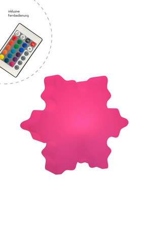 Śnieżynka LED Lampa zewnętrzna ogrodowa 2700K RGB Ø60cm 32436L biały