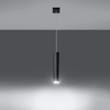 Sollux Lighting Lampa wisząca LAGOS 1 czarny SL.0327