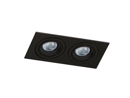 Oczko CARO 2 SQUARE BLACK Azzardo AZ2437 czarny