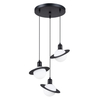 Sollux Lighting Lampa wisząca HYPERION 3P czarny SL.1359