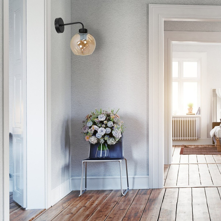 Milagro Kinkiet SOFIA AMBER 1xE27 MLP6572 CZARNY