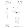Sollux Lighting Plafon QUAD 1 złoty SL.1182