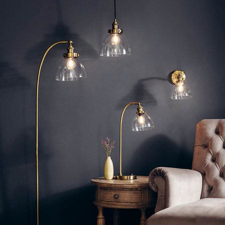 Kinkiet Endon Lighting Hansen 77273 mosiądz
