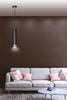 Lampa wisząca KIBO 1 BL/CHROME Emibig 643/1 czarny/chrom