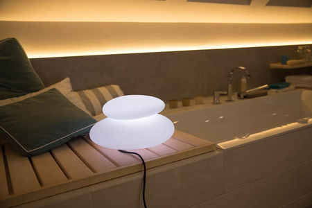 Kamień LED Lampa zewnętrzna ogrodowa 2700K Biała ciepła 22x39 32373W biały
