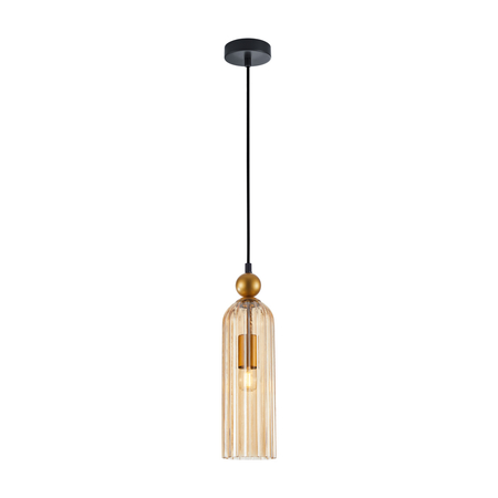 Lampa wisząca Italux PND-28636-1L-GD-AMB Złoty