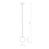 Lampa wisząca ICE EGG A Nowodvorski 8124 czarny