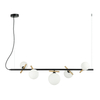 Lampa wisząca Italux Reverso PND-5622-5-BK-W Czarny, złoty
