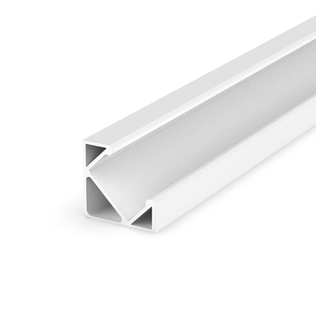 Profil LED Greenie P3-1B 1m typ C kątowy biały lakierowany