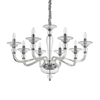 Żyrandol Ideal Lux 159980 Danieli SP8 Trasparente