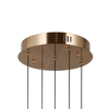 Lampa wisząca Italux Alani PND-34375-5-HBR Złoty