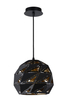 Lampa wisząca Lucide MALUNGA 21415/25/30 czarny/złoty