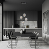Lampa wisząca ASTRAL 4 Emibig 1266/4PREM czarny