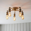 Lampa sufitowa Endon Lighting Hal 97244 mosiądz