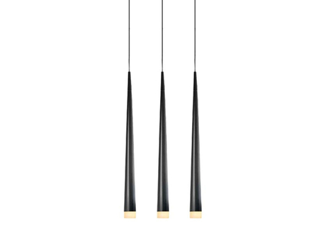 Lampa wisząca STYLO 3 BLACK Azzardo AZ0118 black / chrome