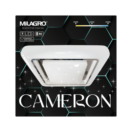 Milagro Plafon CAMERON 38W LED ML7938 CHROM