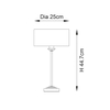 Lampa stołowa Endon Lighting Highclere 104054 mosiądz