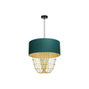 Milagro Lampa wisząca ALMERIA GREEN/GOLD 1xE27 MLP6452 ZIELONY / ZŁOTY