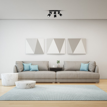 Milagro Lampa sufitowa VIDAR BLACK/CHROME 3xGU10 MLP6286 Czerń / Chrom