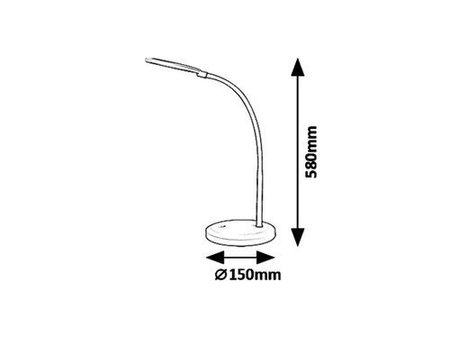 Lampa stołowa Rabalux Timothy 5430 czerwony