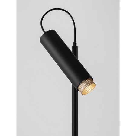 Lampa podłogowa Luces Exclusivas TORVILA LE45624 czarny, złoty i odcienie złota