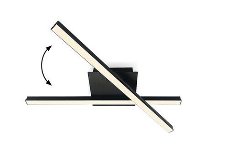 Lampa sufitowa Rabalux Svetlana 3513 czarny matowy