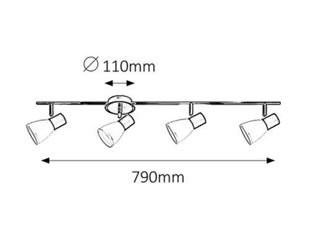 Oczko Rabalux Ati 5979 czarny