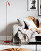 Lampa podłogowa Curve By Rydens 4100950-1002 bordowy