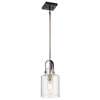 Lampa wisząca Kitner - 1 źródło światła - Polerowany nikiel Quintiesse QN-KITNER-P-PN
