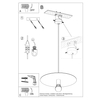 Sollux Lighting Lampa wisząca FLAVIO biała SL.0852