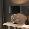 Lampa stołowa Endon Lighting Kelda Oval 100446 czarny