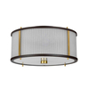 Lampa wisząca Elstead Lighting Corona czarny/mosiądz DL-CORONA-3P-BAB