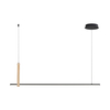 Lampa wisząca WOOD CLAUD Zuma Line 22806M-WOOD czarny