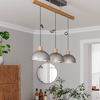 Lampa wisząca By Rydens 4201560-6500 Buckler 3-l silver