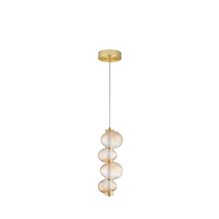 Lampa wisząca Luces Exclusivas TANVERA LE45204 złoty i odcienie złota