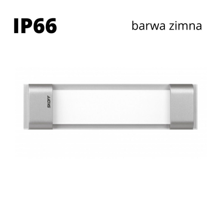 Oprawa schodowa led Skoff Rumba Alu Biała zimna IP66