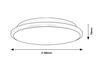 Lampa sufitowa Rabalux Engon 71130 czarny