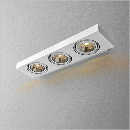Kinkiet AQform Sleek 111 X 3 Wall Biały Struktura