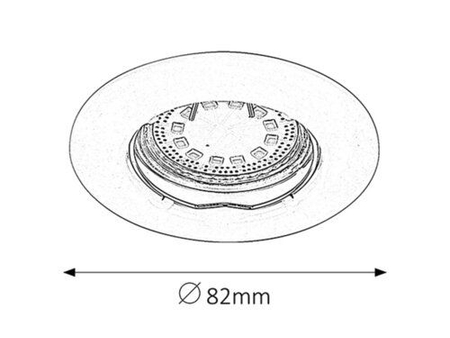 Lampa sufitowa Rabalux Lite 1046 biały