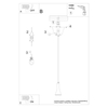 Sollux Lighting Lampa wisząca REA 2 beton SL.1224