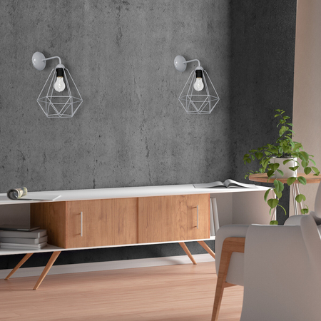 Milagro Kinkiet BASKET GRAY 1xE27 MLP7207 Szary