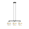Lampa wisząca PIANO 3 Emibig 1182/3 biały/czarny