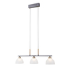Lampa wisząca Italux Montiela PND-34374-3-BK Czarny mat, złoty