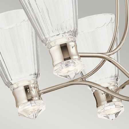 Żyrandol LED Kayva Quintiesse QN-KAYVA13-PN