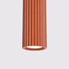 Sollux Lighting Lampa wisząca KARBON 1 ochra czerwona SL.1630
