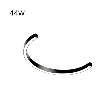 Alpina System Owalny róg LED Greenie 44W 4000K CRI80
