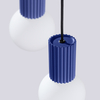 Sollux Lighting Lampa wisząca HALO 3P ultramaryna SL.1740